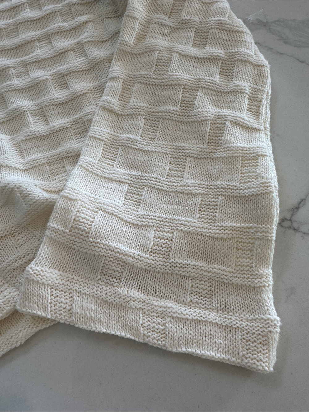 Madewell Cream Textured V‑Neck Button Cardigan - Picture 6 of 6